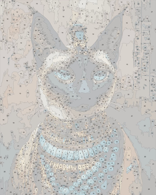 Golden Regalia of a Royal Cat