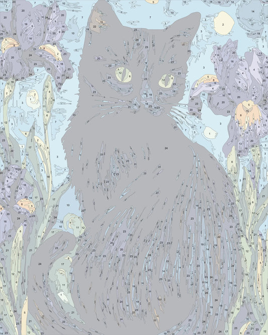 Irises Cat