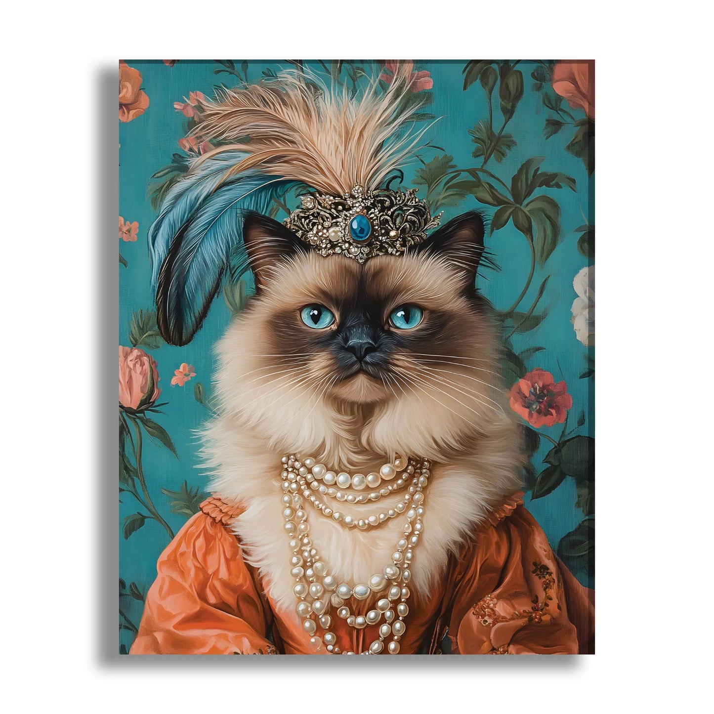 Jeweled Headdress Cat