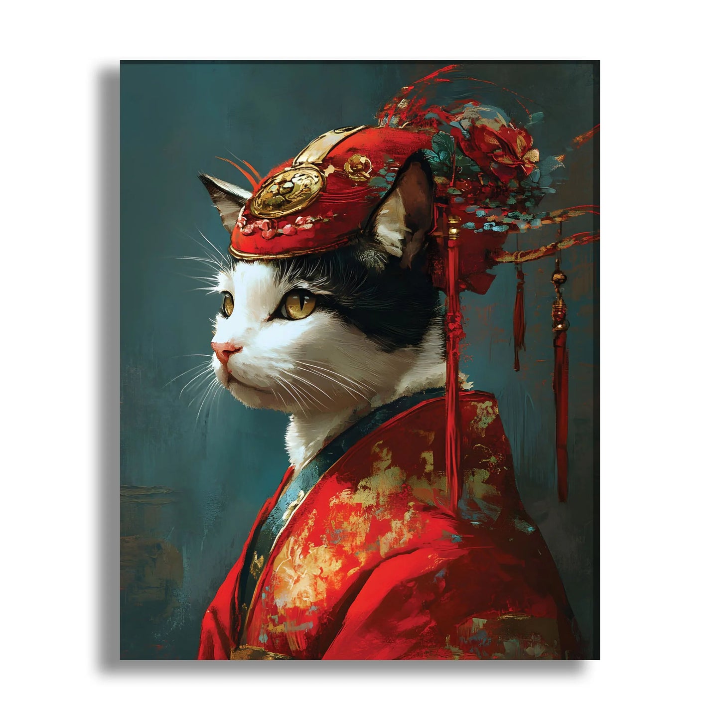 Oriental Elegance in Red