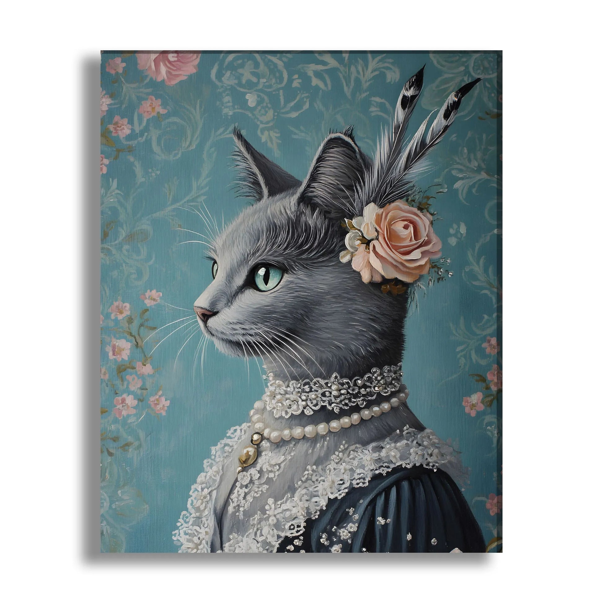 Regal Grey Feline