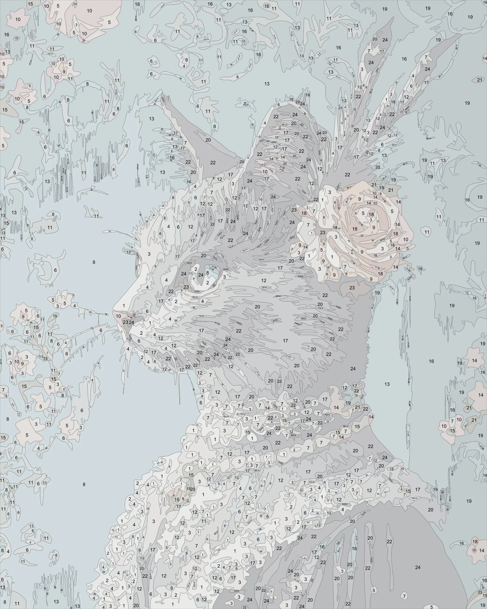 Regal Grey Feline