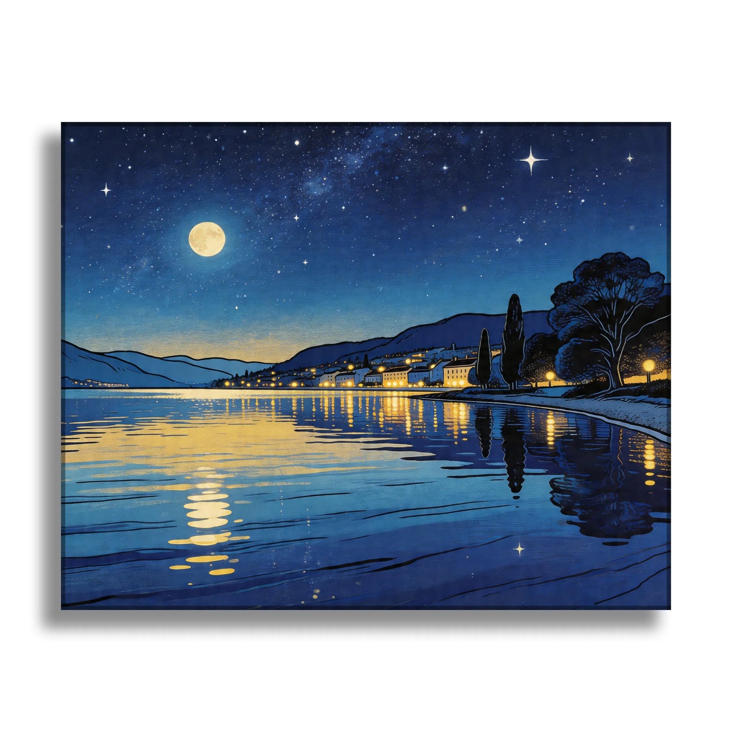 Moonlit Lake