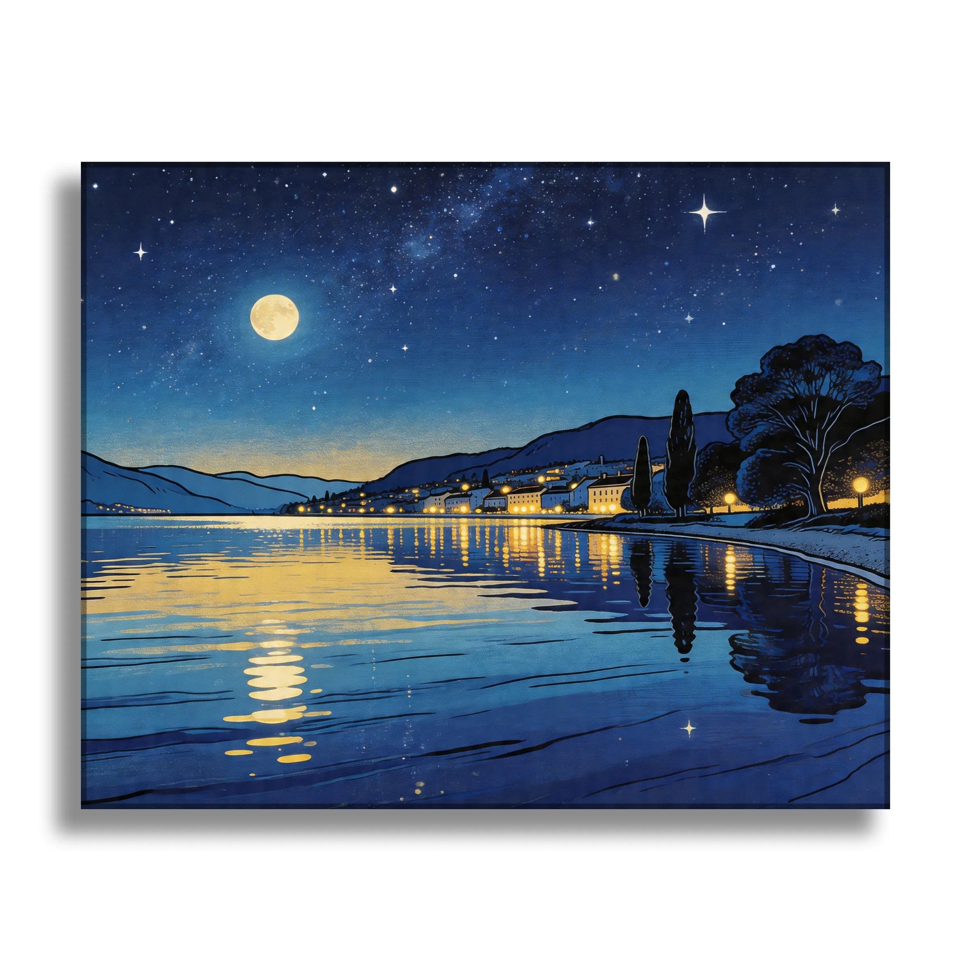 Moonlit Lake