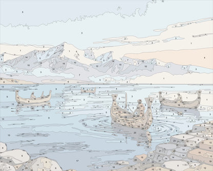 Reed Boats at Dawn