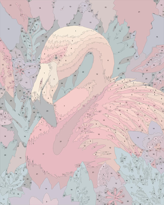 Colorful Wildlife Flamingo