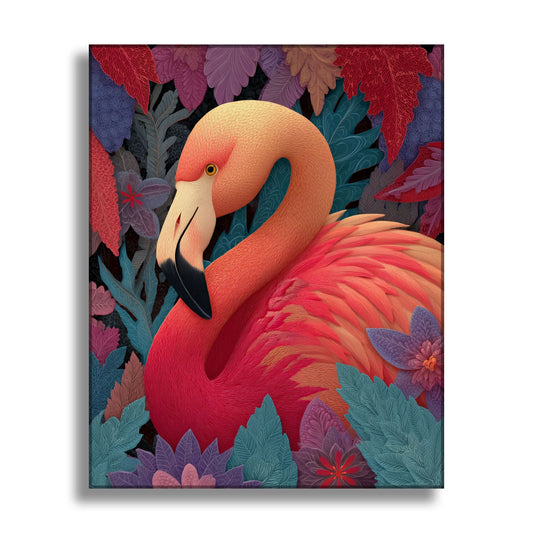Colorful Wildlife Flamingo