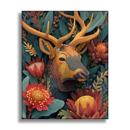Colorful Wildlife Deer