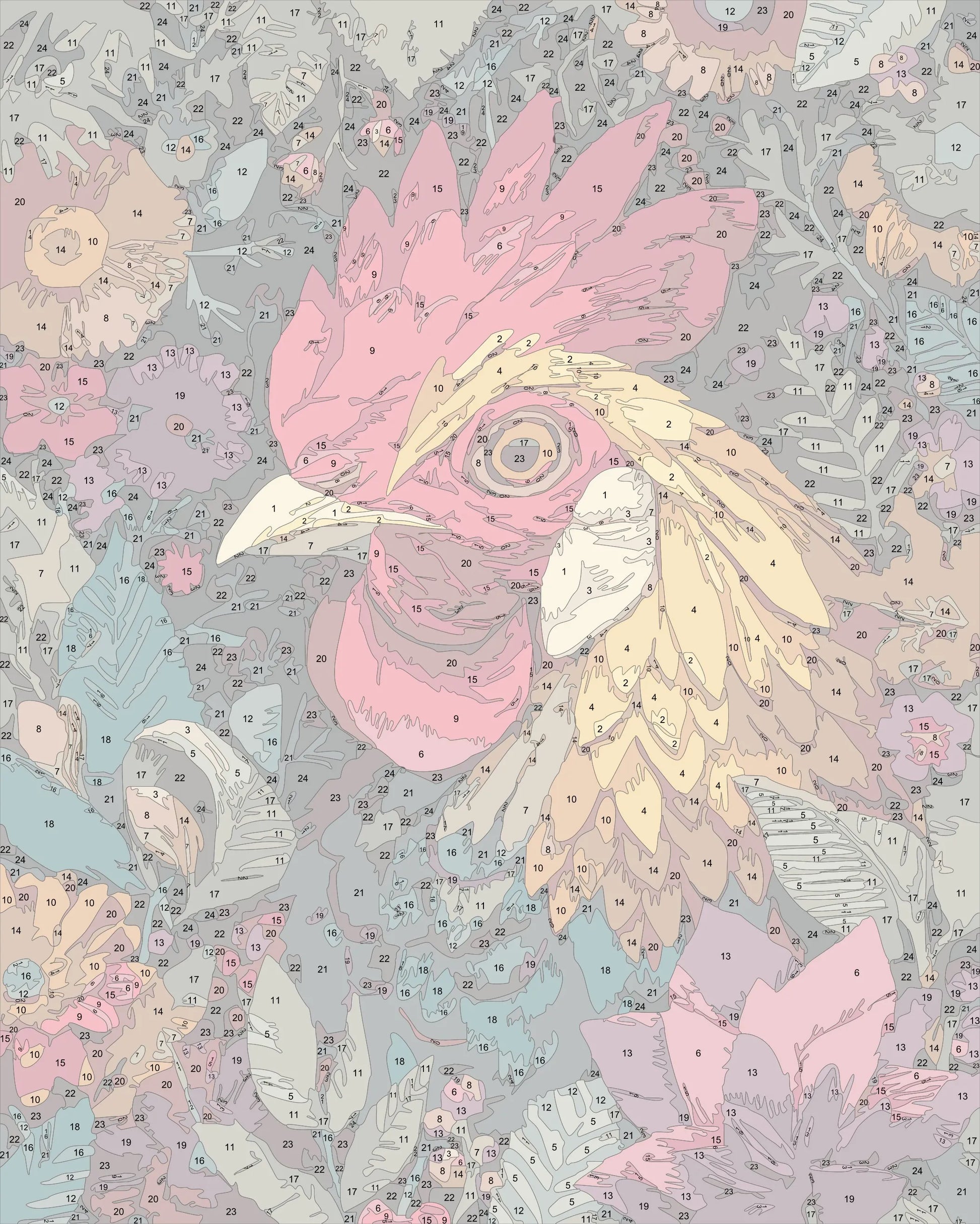 Colorful Wildlife Rooster