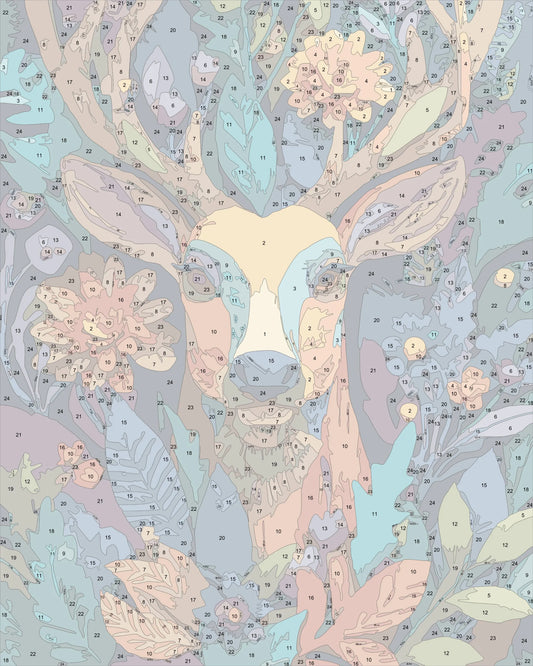 Colorful Wildlife Elk
