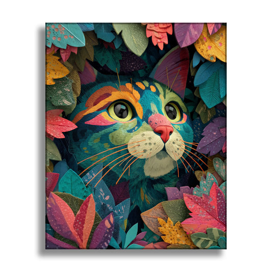Colorful Wildlife Cat