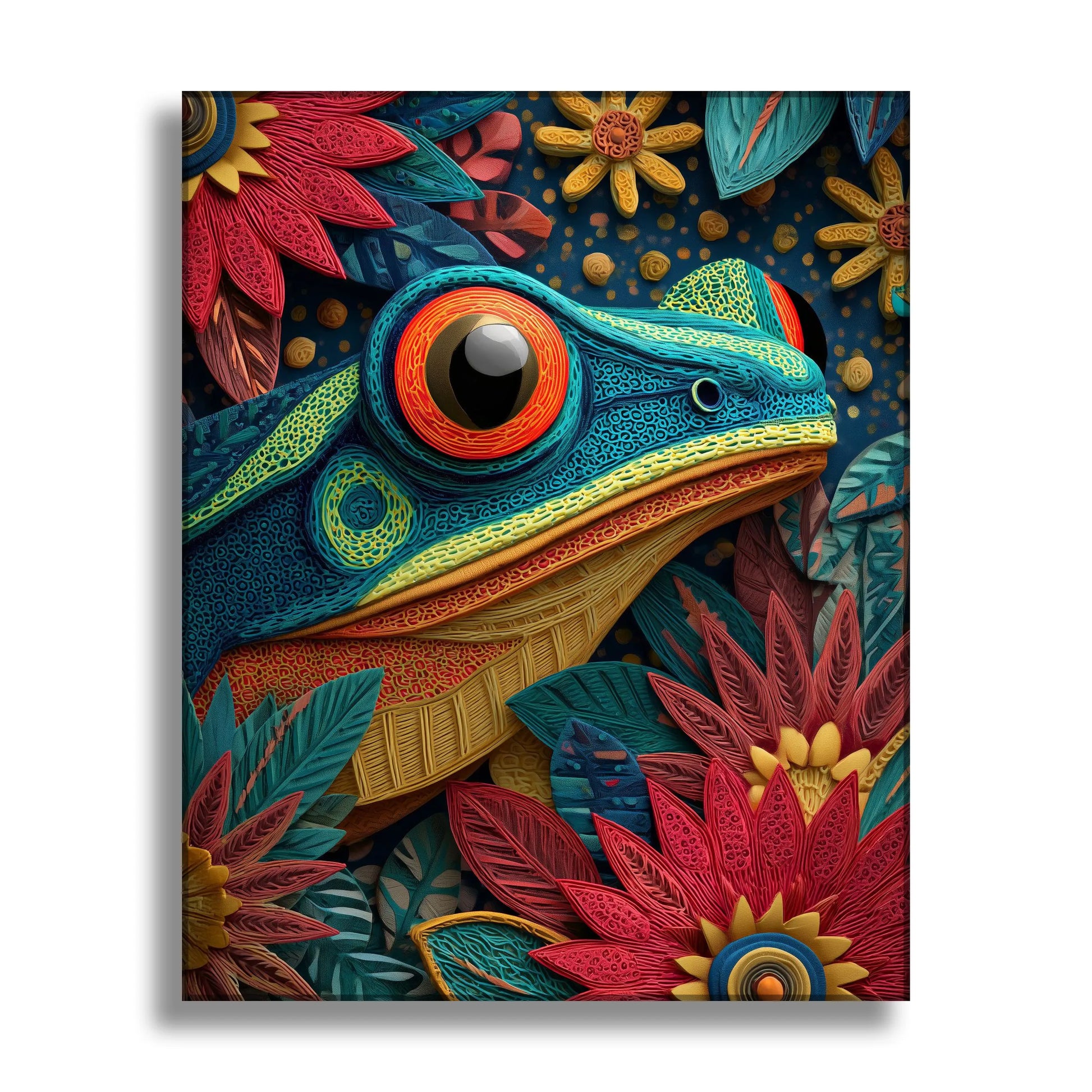 Colorful Wildlife Frog