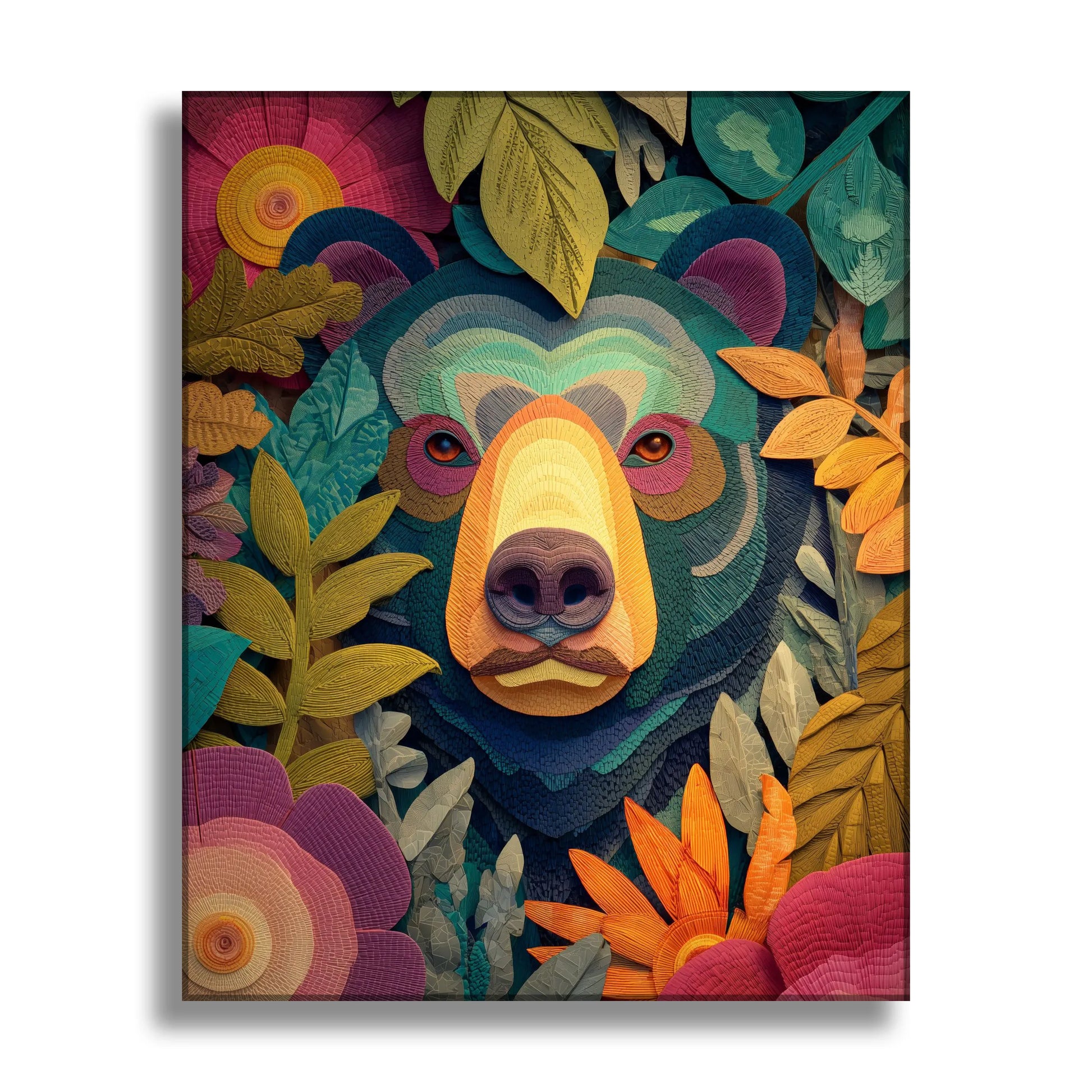 Colorful Wildlife Bear