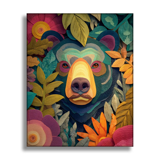 Colorful Wildlife Bear