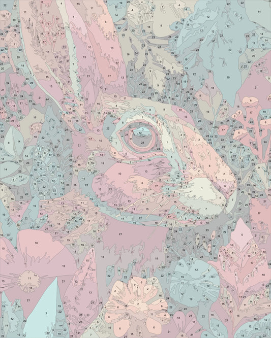 Colorful Wildlife Rabbit