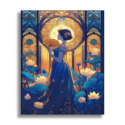 Blue Gown Lady