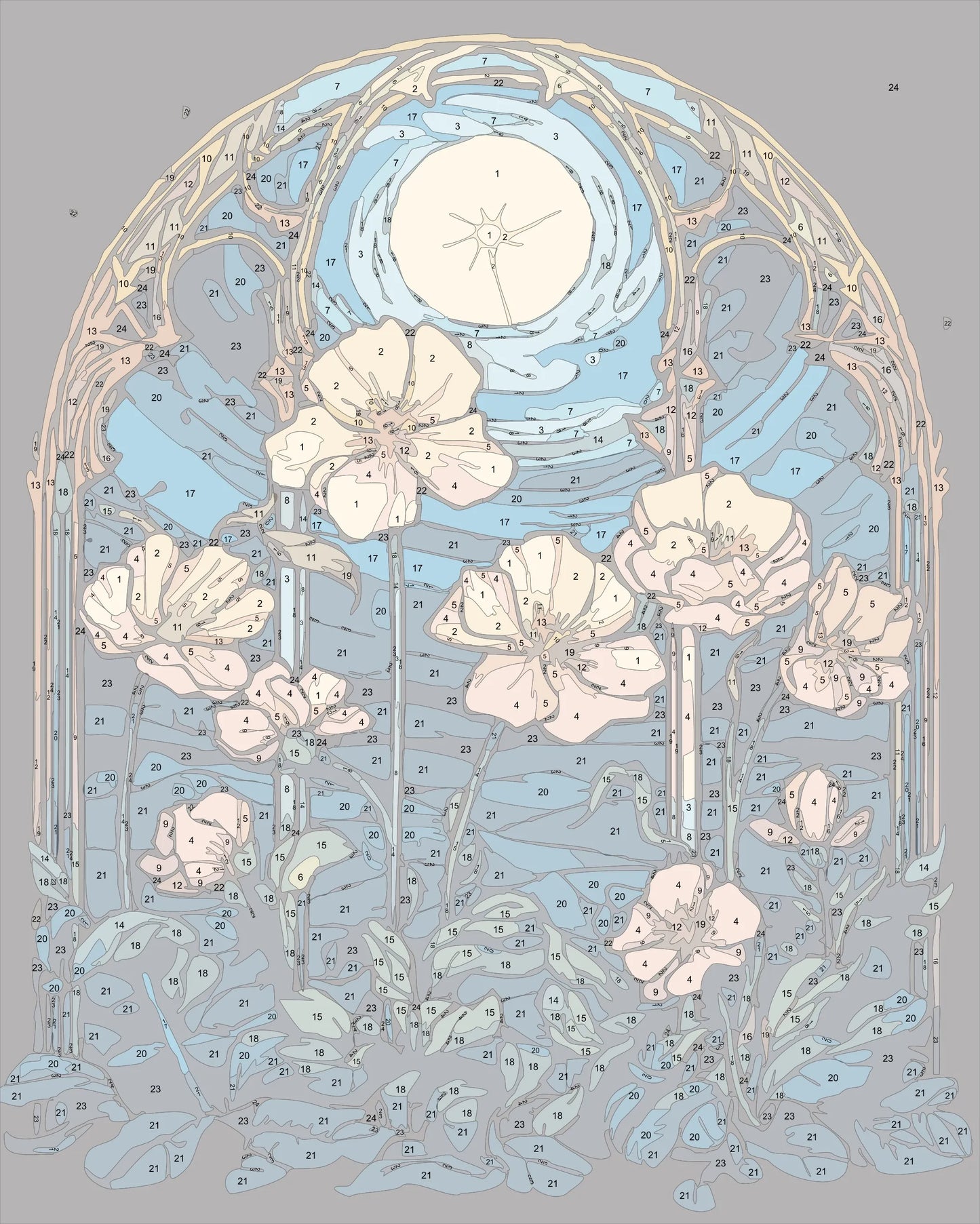 Moonlit Poppies