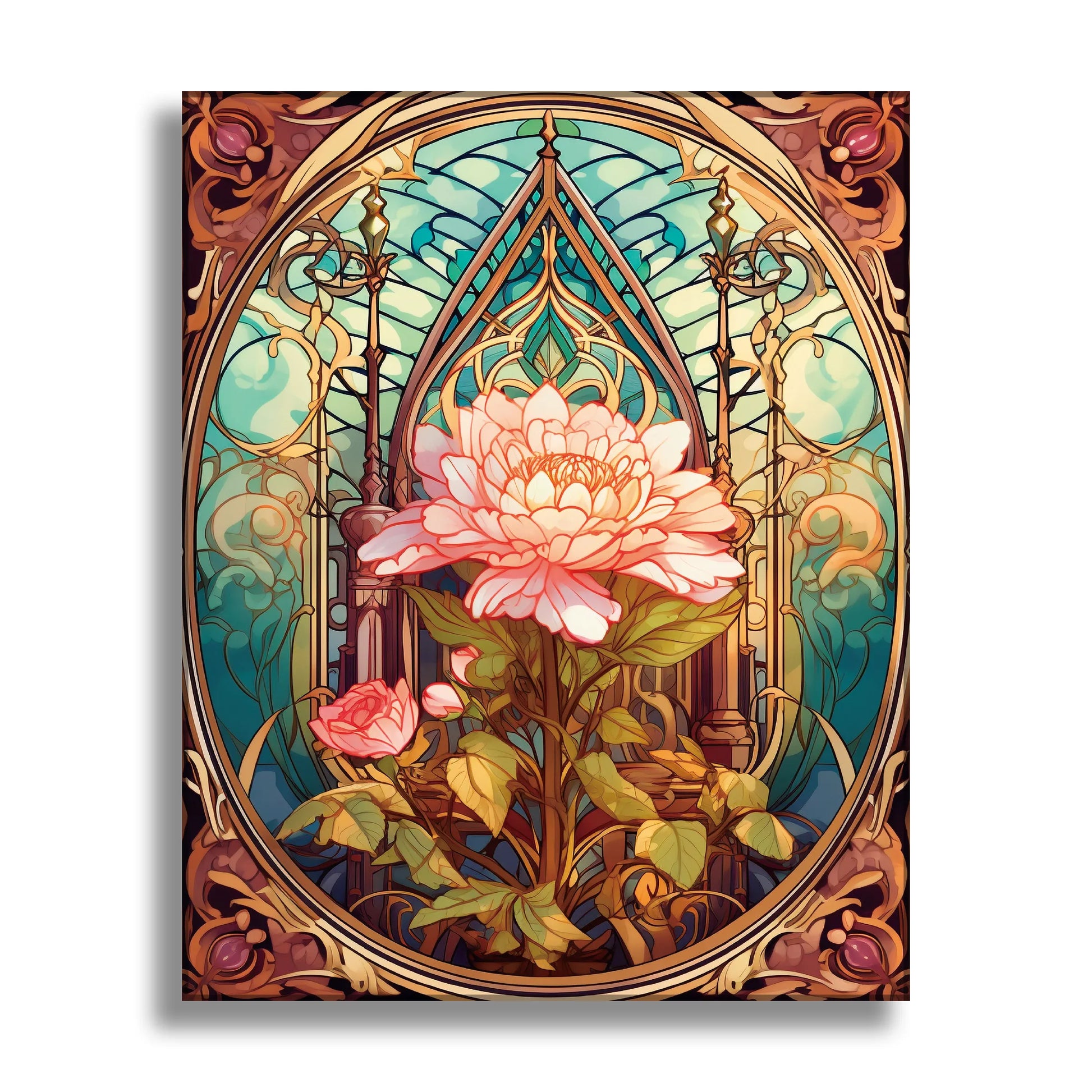 Stained Peony