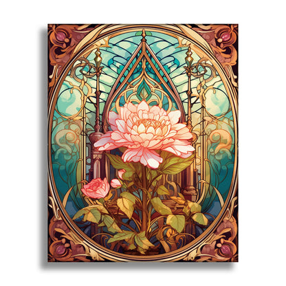 Stained Peony