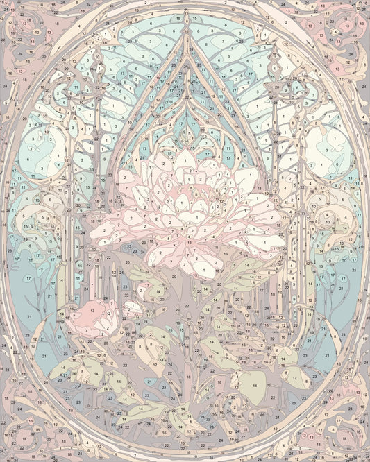Stained Peony