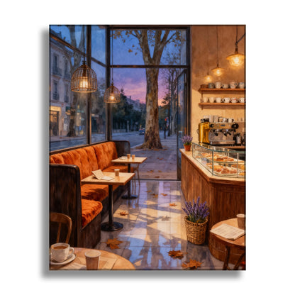 Dusk Streetside Cafe