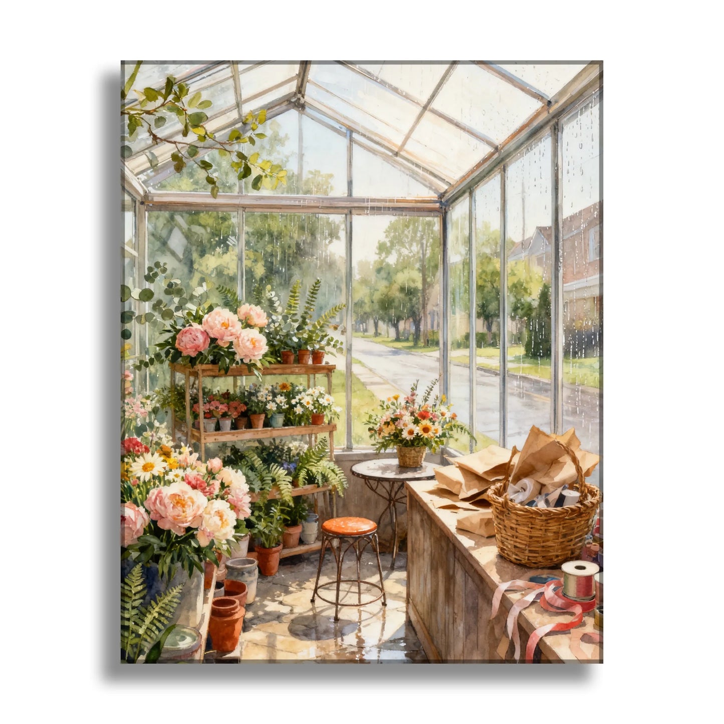 Rainy Greenhouse