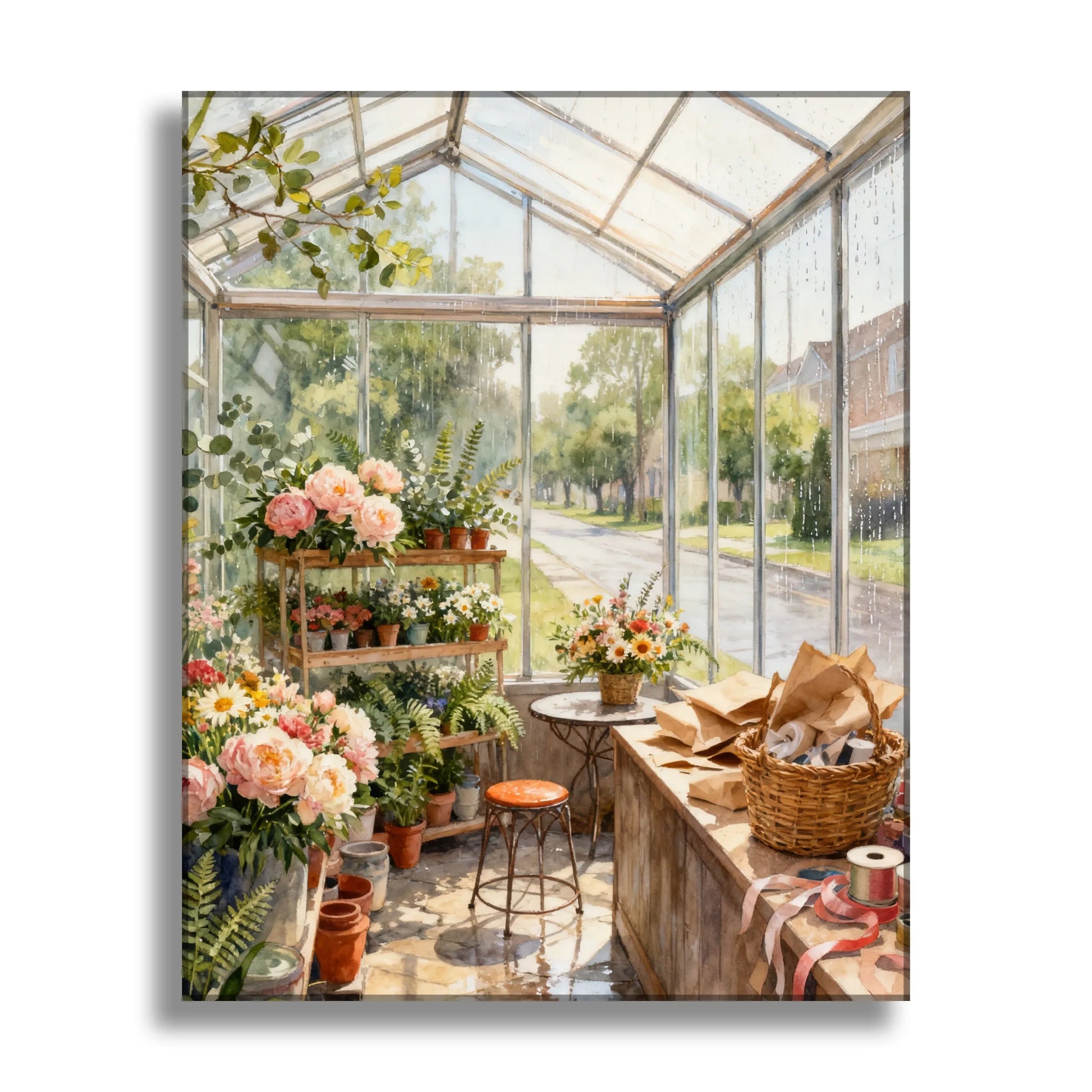 Rainy Greenhouse