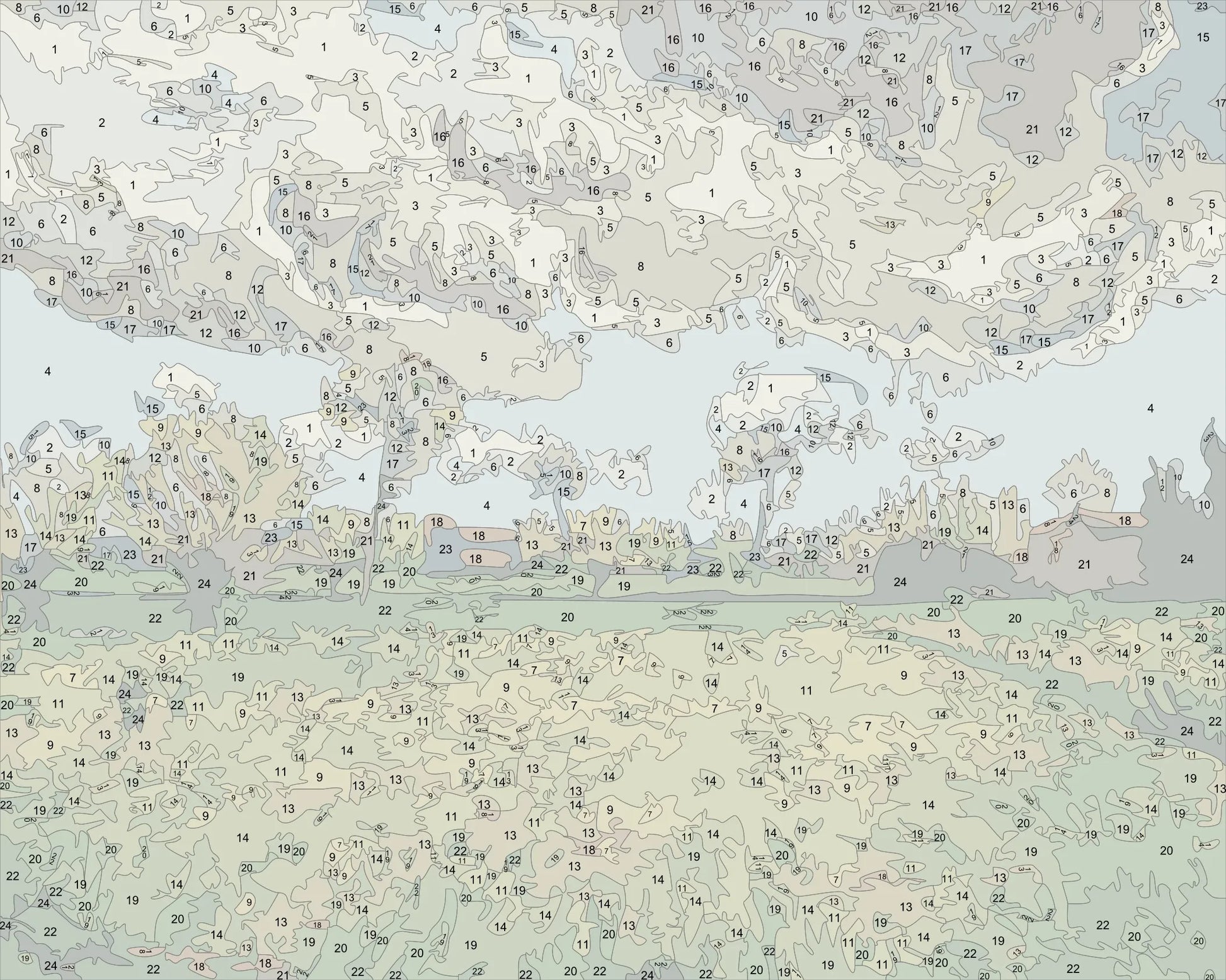 Landscape Under a Stormy Sky