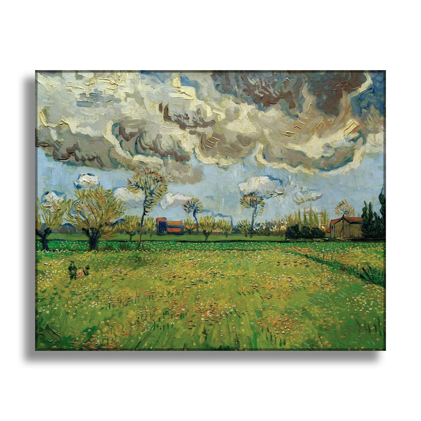Landscape Under a Stormy Sky