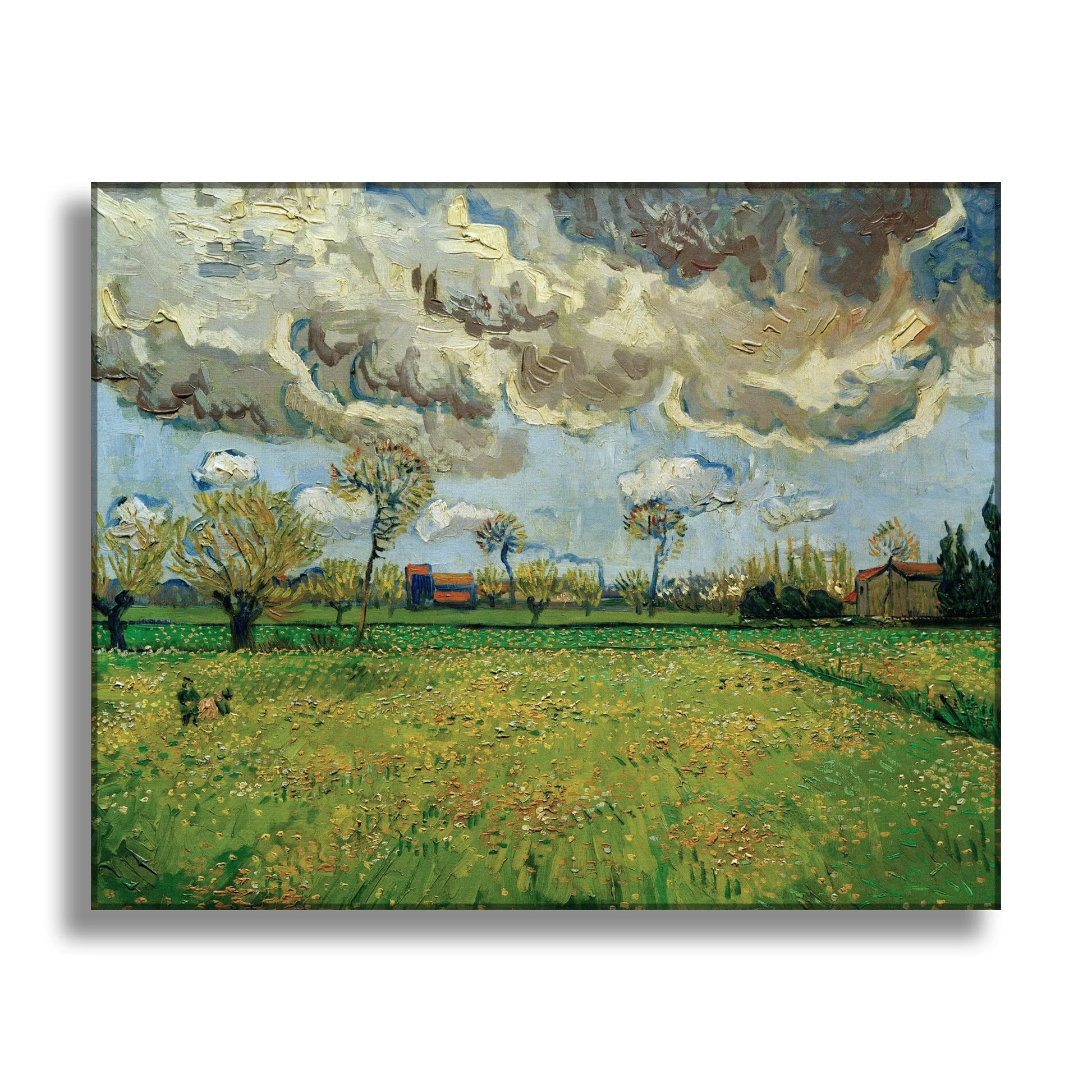 Landscape Under a Stormy Sky