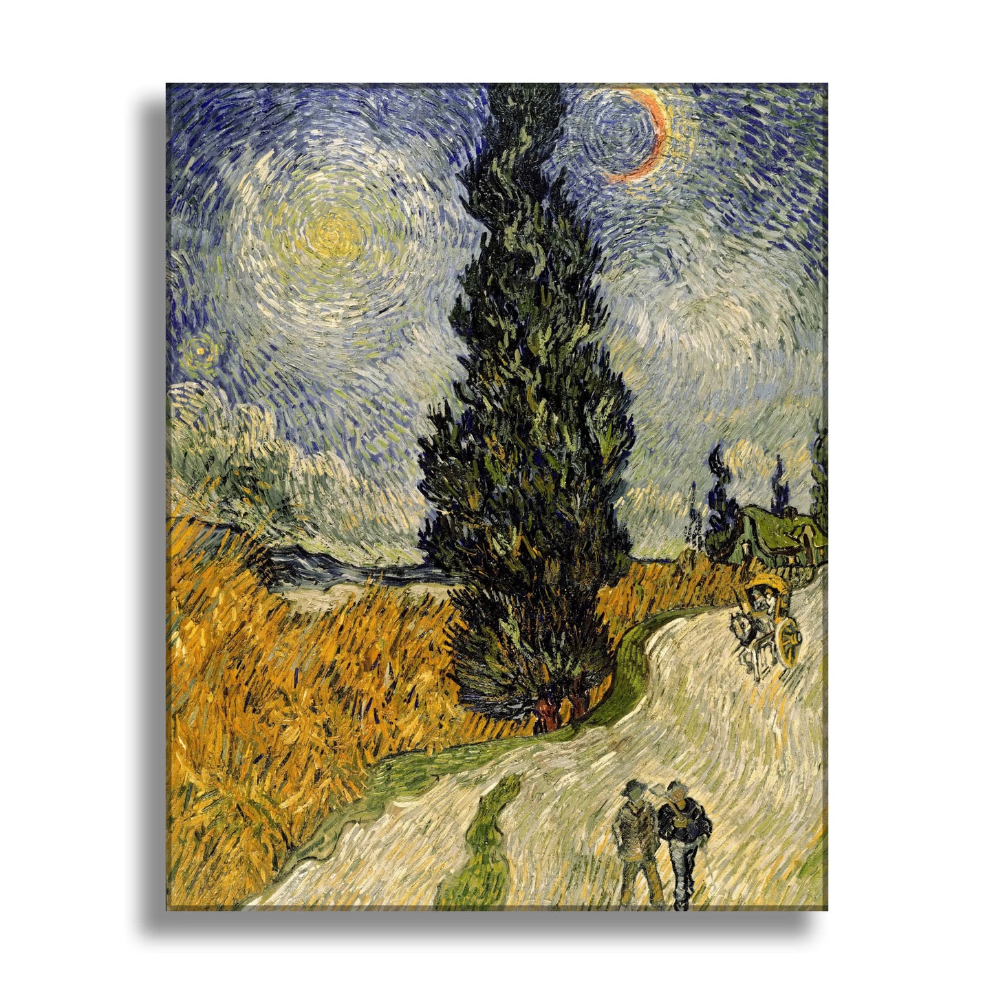 Road with Cypress and Star
