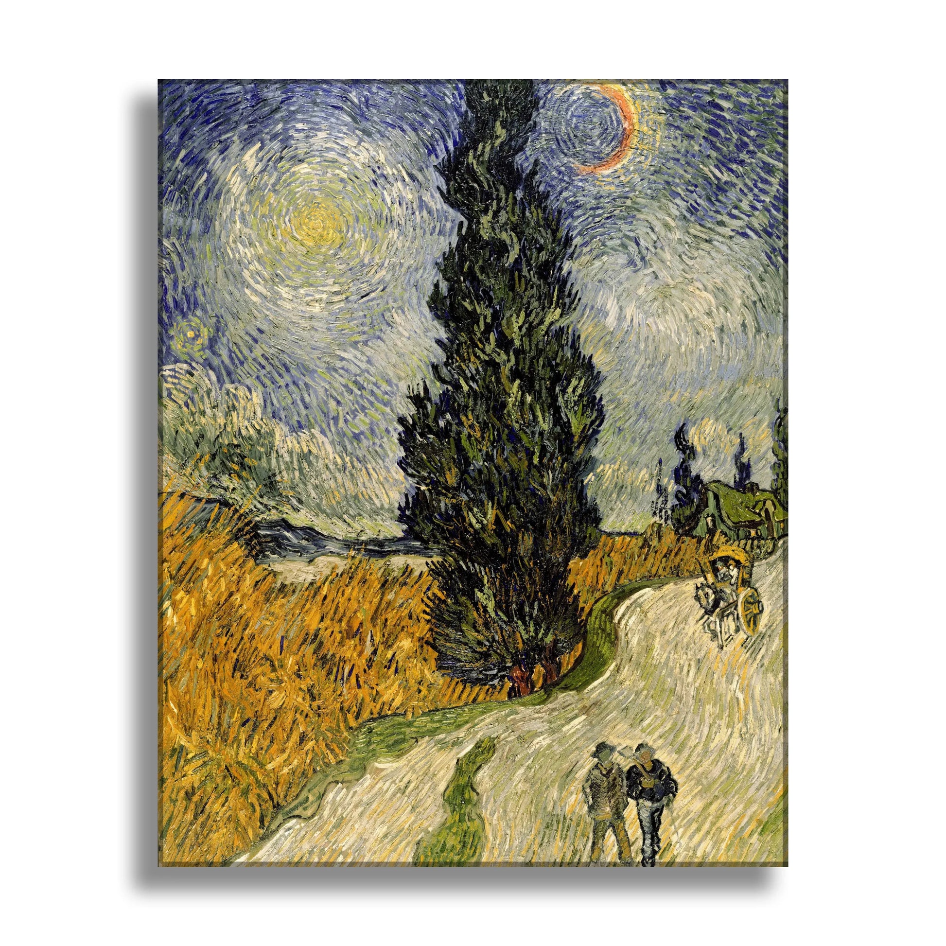 Road with Cypress and Star