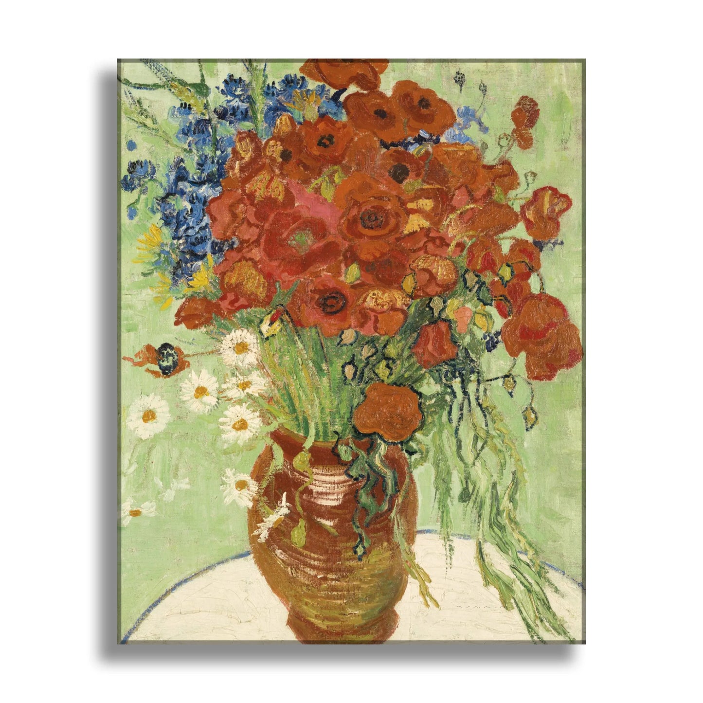 Red Poppies and Daisies