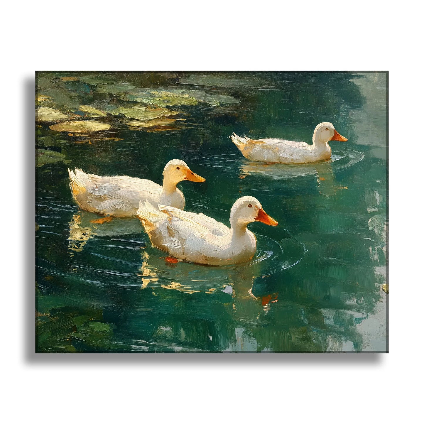 Ducks on Pond