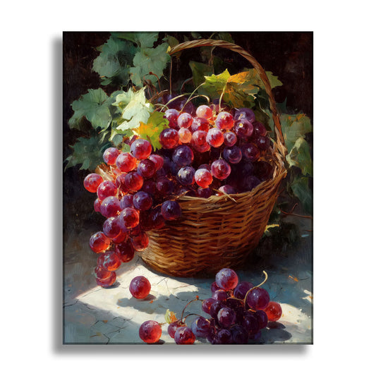Ripe Red Grapes