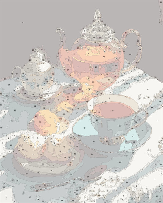 Sunlit Tea Time