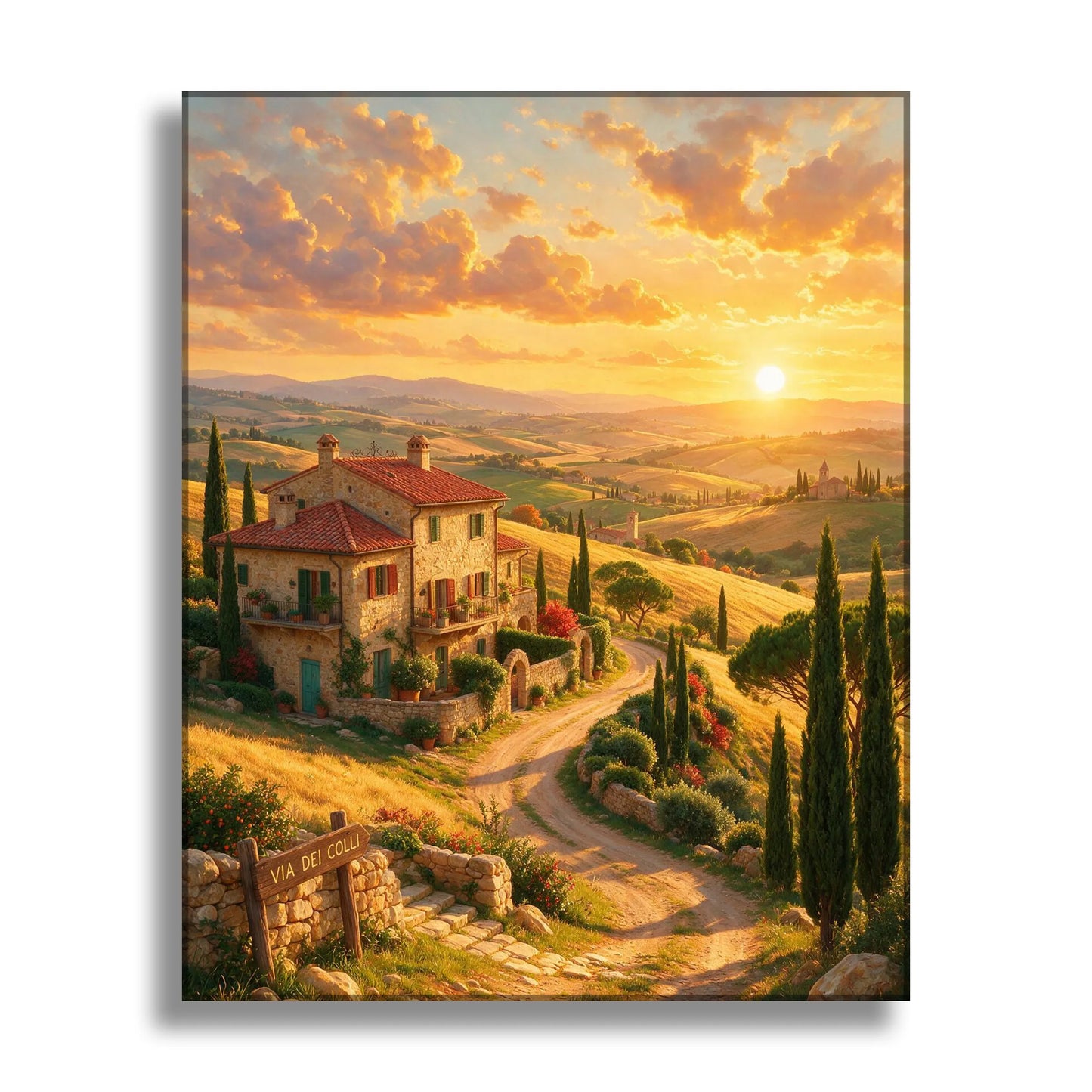 Afterglow-Tuscany