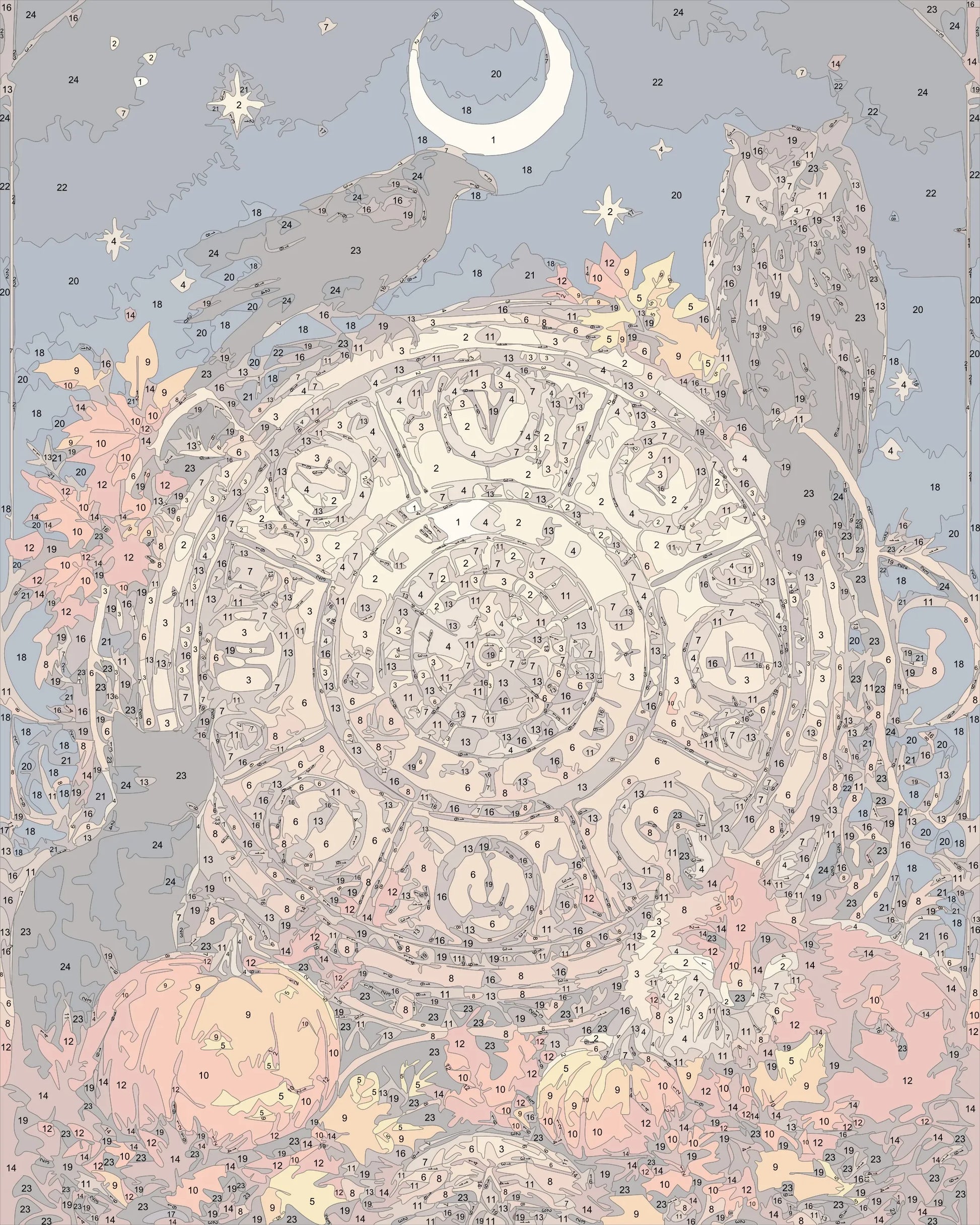 Halloween Tarot 11 Wheel of Fortune