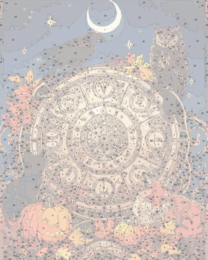 Halloween Tarot 11 Wheel of Fortune