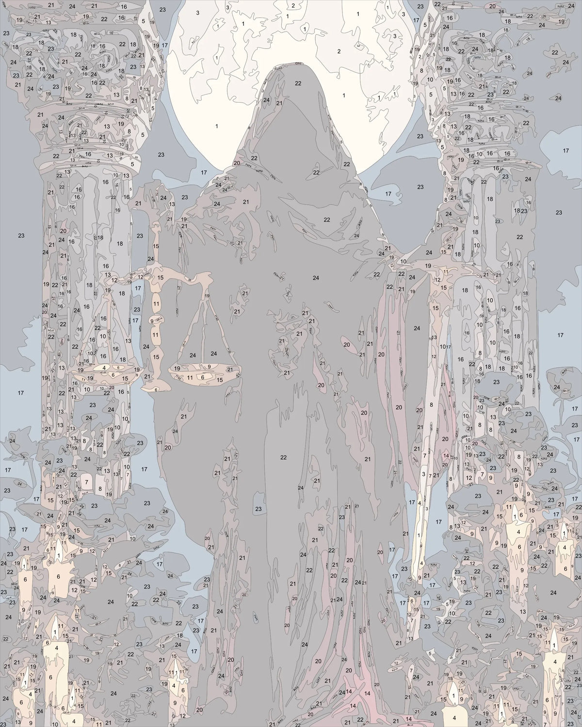 Halloween Tarot 12 Justice