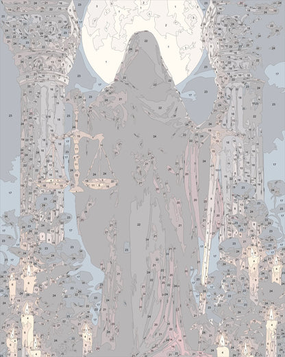Halloween Tarot 12 Justice