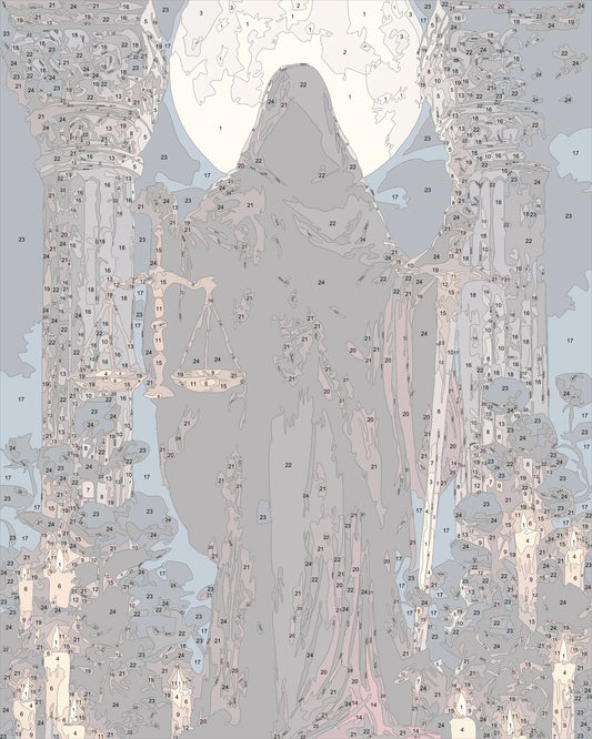 Halloween Tarot 12 Justice