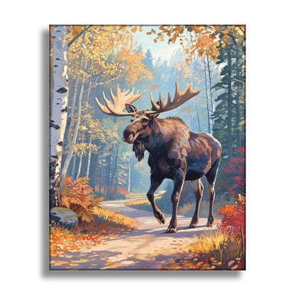 Moose in the Forest