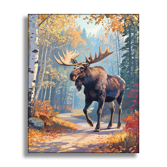Moose in the Forest