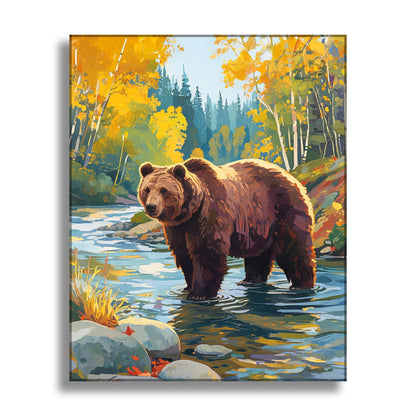 Bear by the Golden Creek
