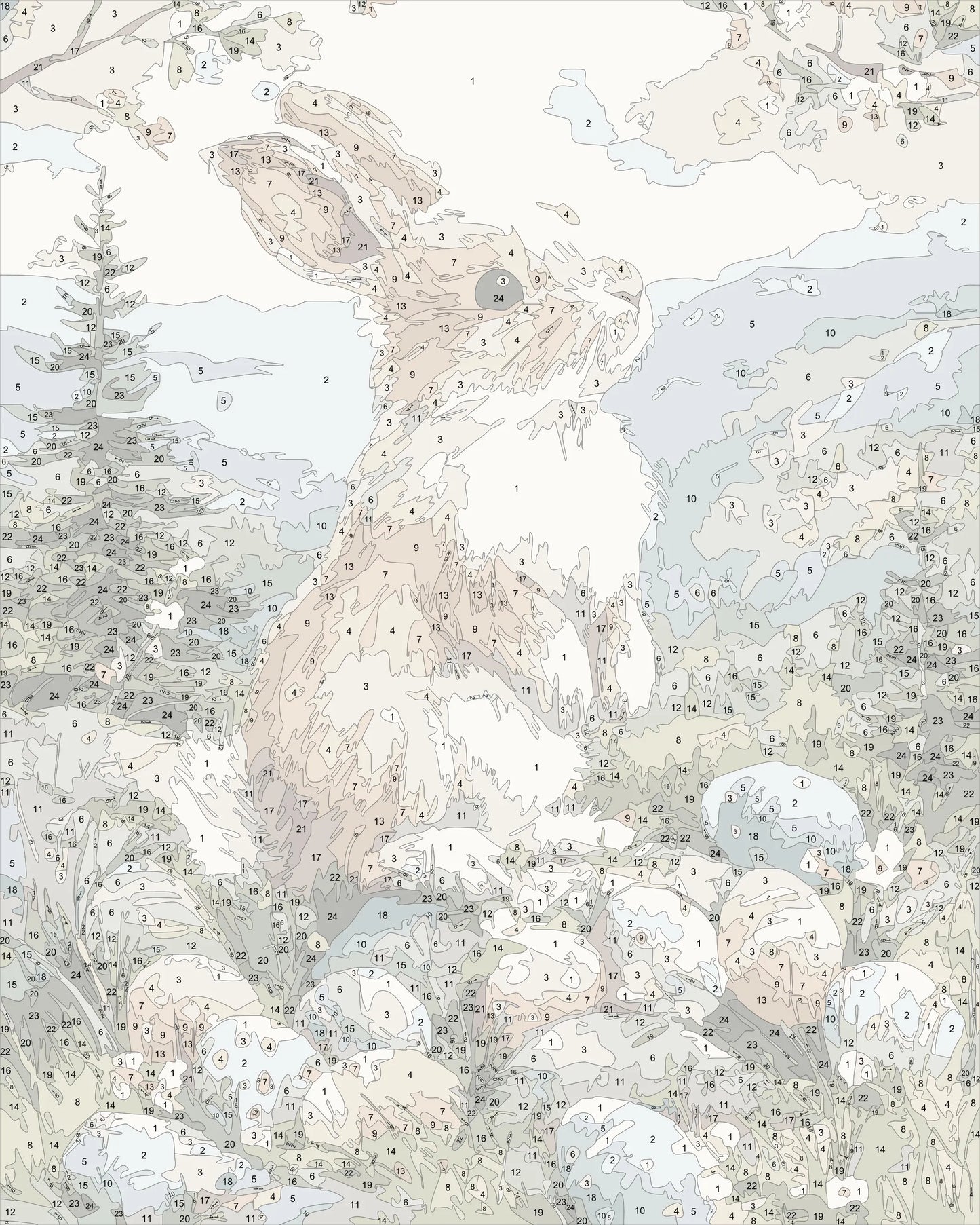 Bunny in the Spring Valley