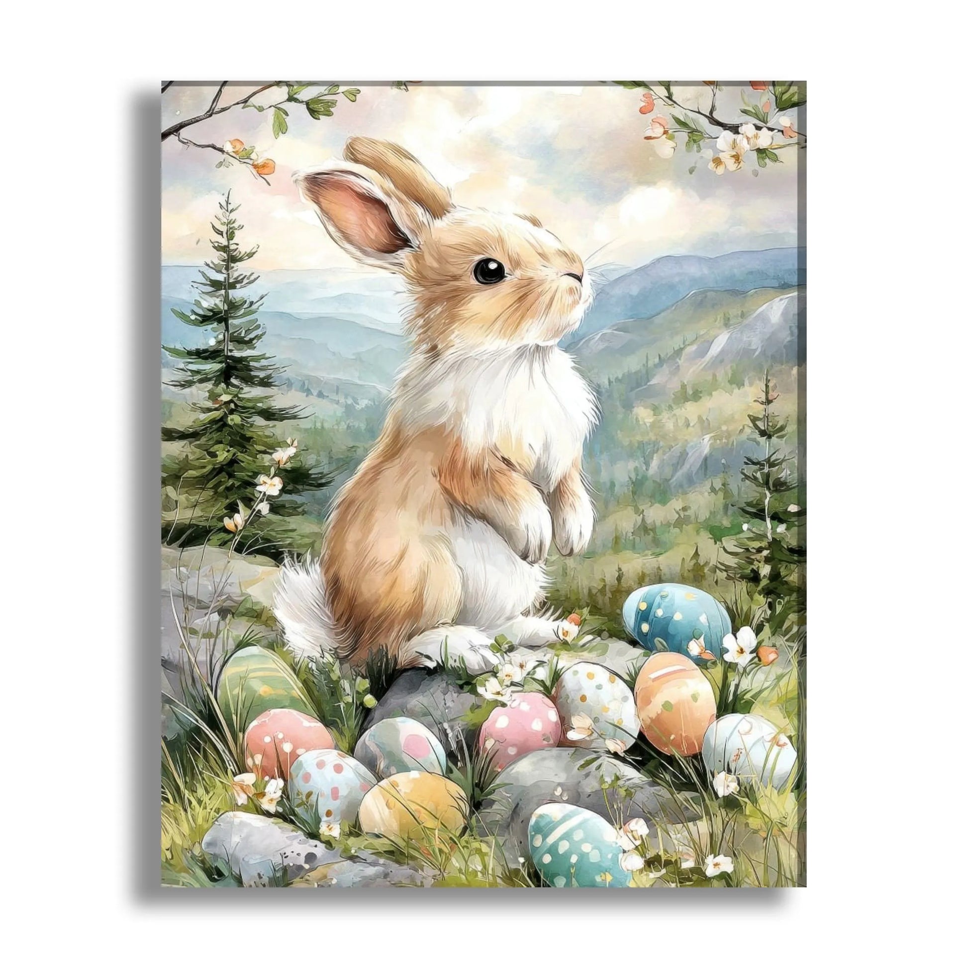 Bunny in the Spring Valley