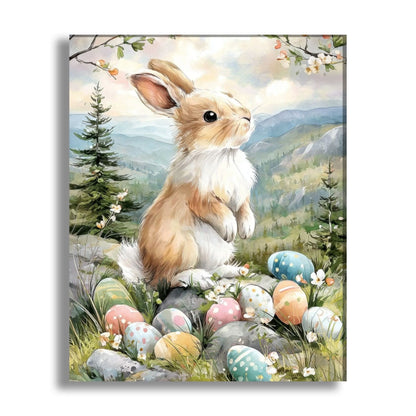 Bunny in the Spring Valley