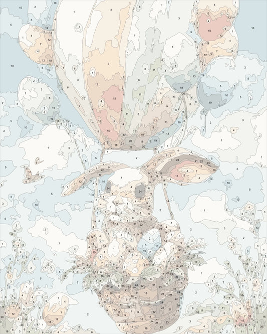 Bunny's Skyward Egg Journey
