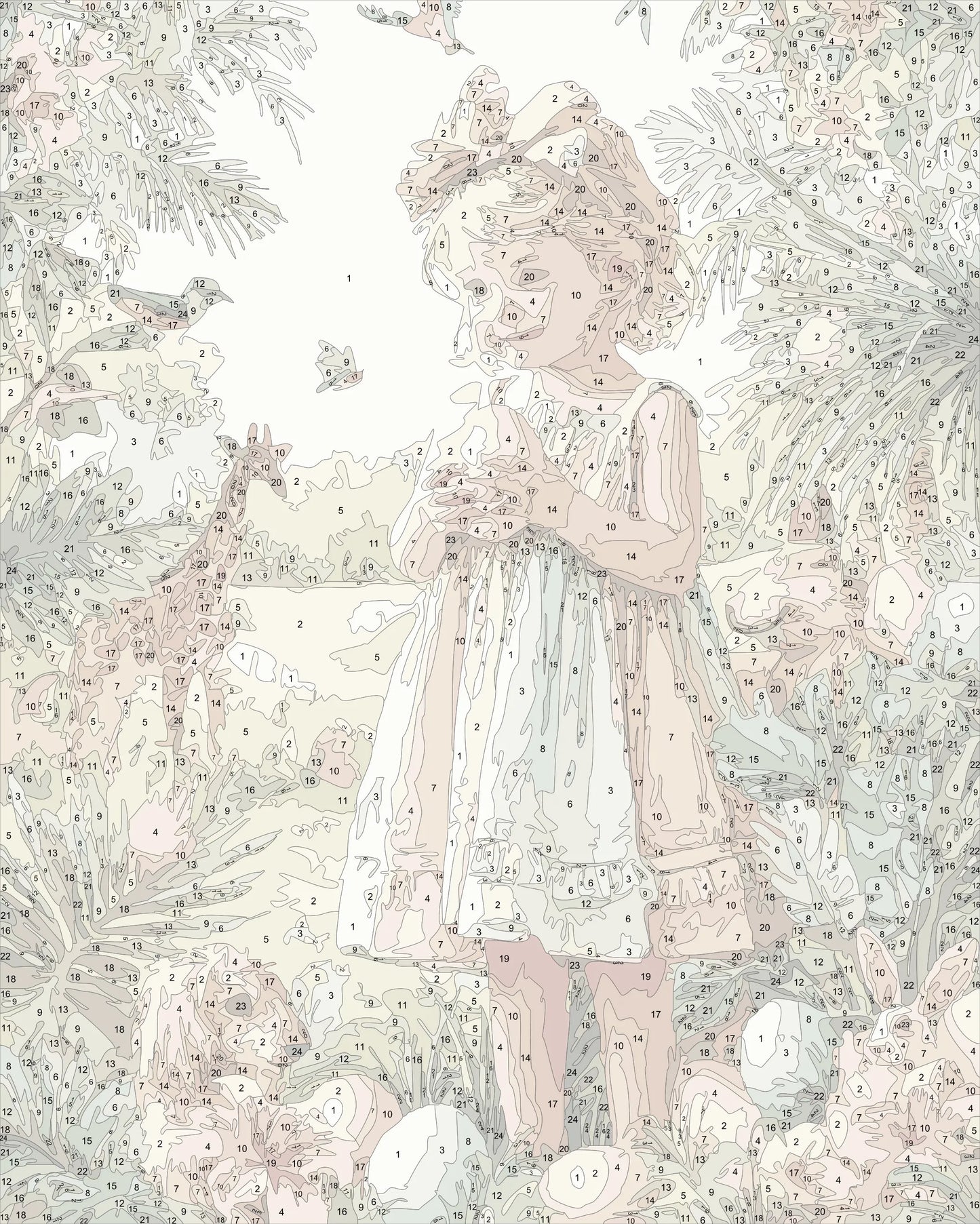 Little Girl's Egg Treasure